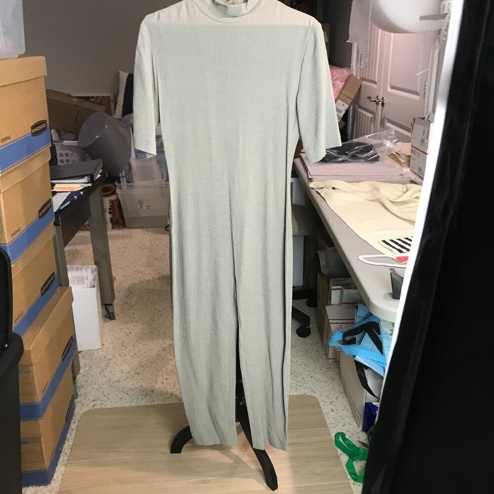Women's Taupe Anne Klein Collection Jumpsuit Size 10